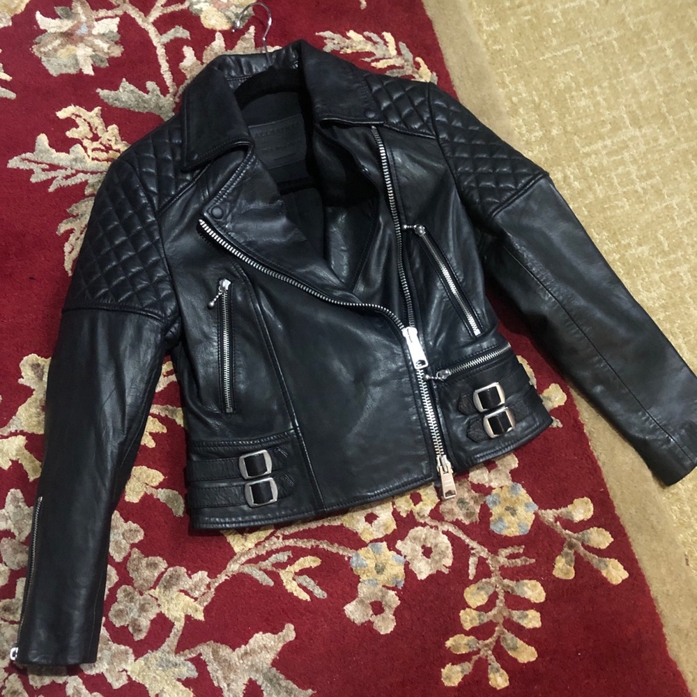 All Saints leather jacket
